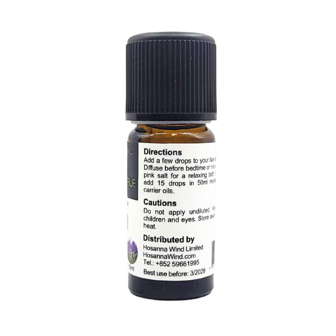 HOSANNAWIND ORGANIC LAVENDER TRUE ESSENTIAL OIL