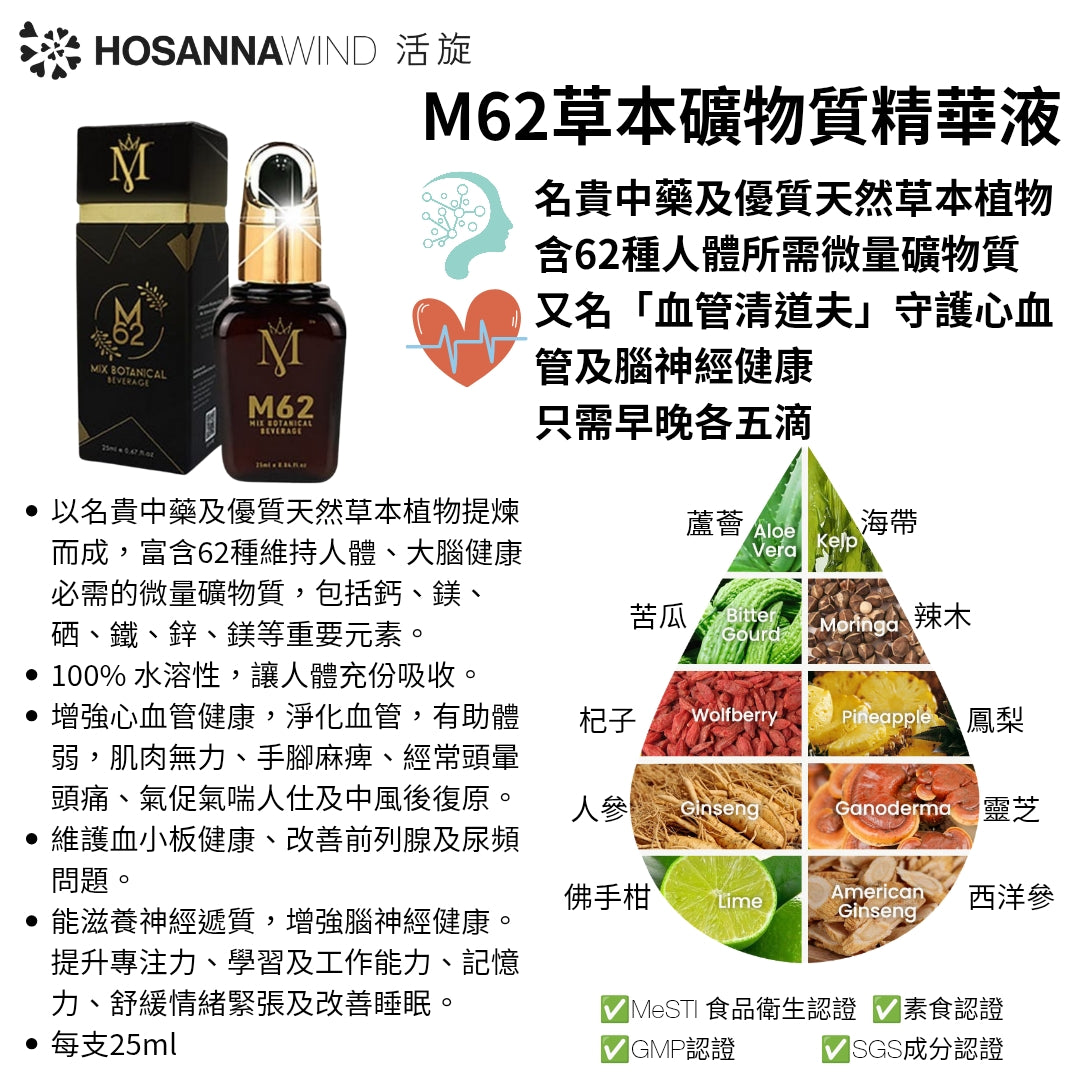 M62 MIX BOTANICAL BEVERAGE